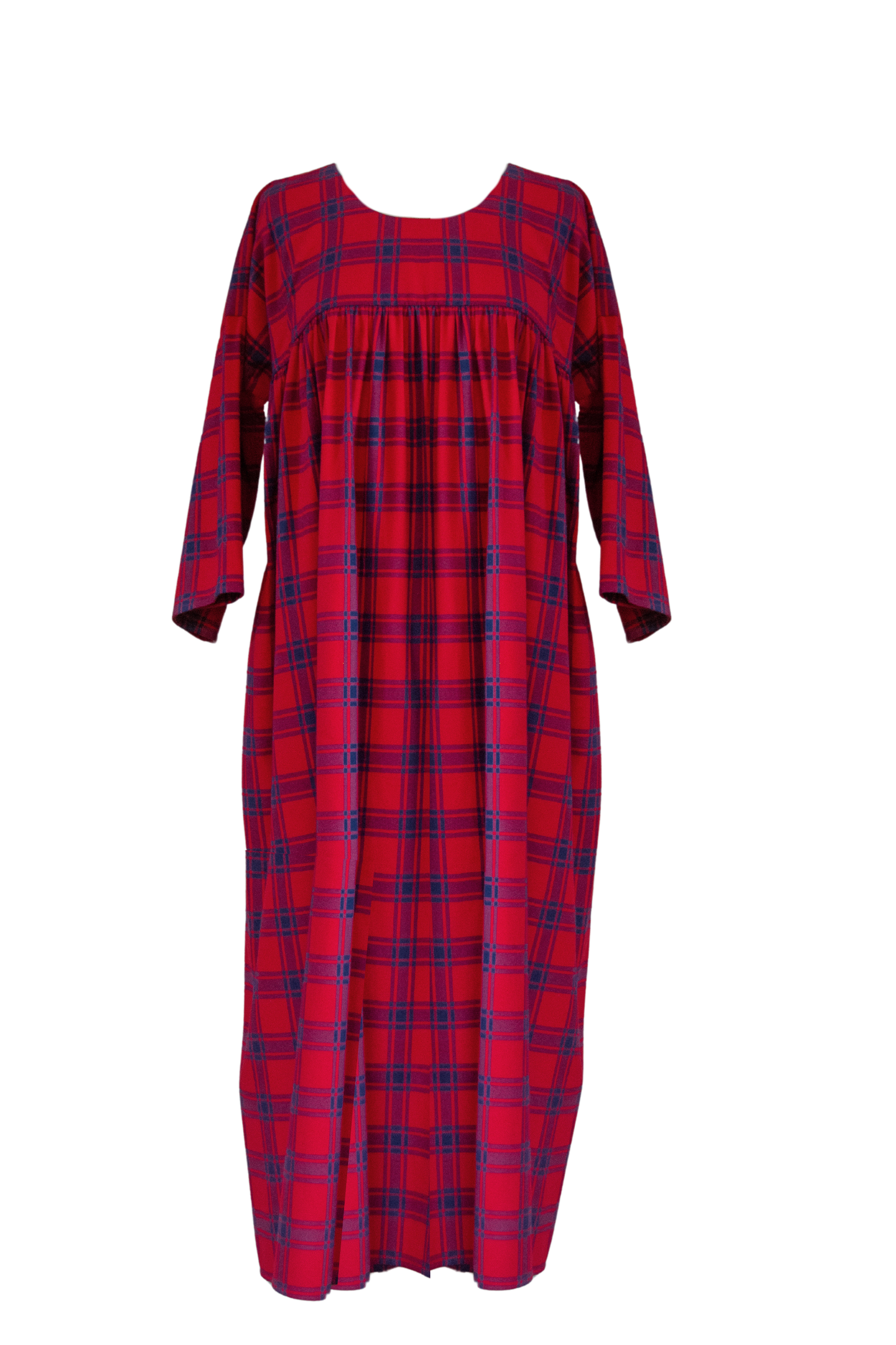 The Everything Dress in Red Check - House of Flint