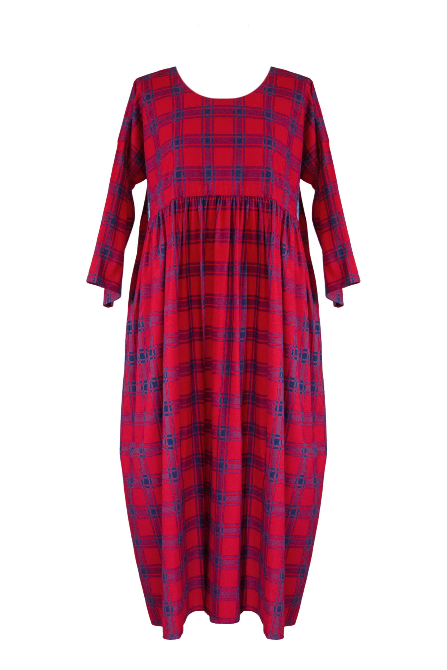 The Everything Dress in Red Check - House of Flint