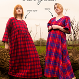 The Everything Dress in Red Check