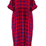 The Everything Dress in Red Check - House of Flint