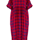 The Everything Dress in Red Check - House of Flint