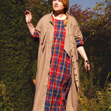 The Shirt Dress in Sand linen