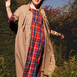 The Shirt Dress in Sand linen