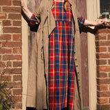 The Shirt Dress in Sand linen