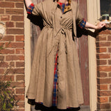 The Shirt Dress in Sand linen