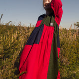 The Patchwork Everything Dress in Red