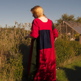 The Patchwork Everything Dress in Red