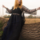 The Everything Dress in Black Silk Organza