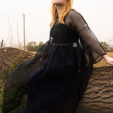 The Everything Dress in Black Silk Organza