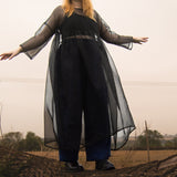 The Everything Dress in Black Silk Organza
