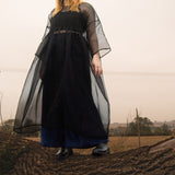 The Everything Dress in Black Silk Organza