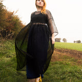 The Everything Dress in Black Silk Organza