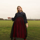 The Everything Dress in Black Silk Organza