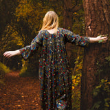 The Everything Dress in Floral Needlecord