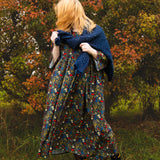 The Everything Dress in Floral Needlecord