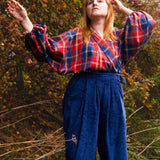 The Solstice Shirt in Terracotta Check