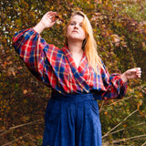 The Solstice Shirt in Terracotta Check