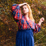 The Solstice Shirt in Terracotta Check