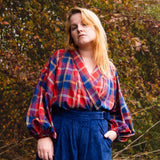 The Solstice Shirt in Terracotta Check