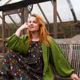 The Solstice Shirt in Moss Green