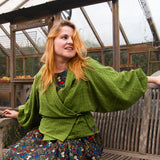 The Solstice Shirt in Moss Green