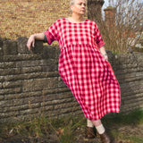 The Everything Dress in Red double gingham