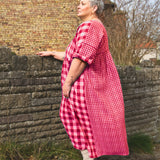 The Everything Dress in Red double gingham
