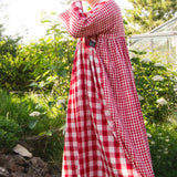 The Everything Dress in Red double gingham