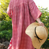 The Everything Dress in Red double gingham