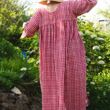 The Everything Dress in Red double gingham