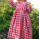 The Everything Dress in Red double gingham