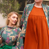 The Solstice Shirt in Terracotta Check
