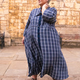 The Shirt Dress in Red linen
