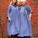 The Everything Dress in Soft Blue-Grey