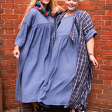 The Everything Dress in Soft Blue-Grey