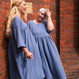 The Everything Dress in Soft Blue-Grey