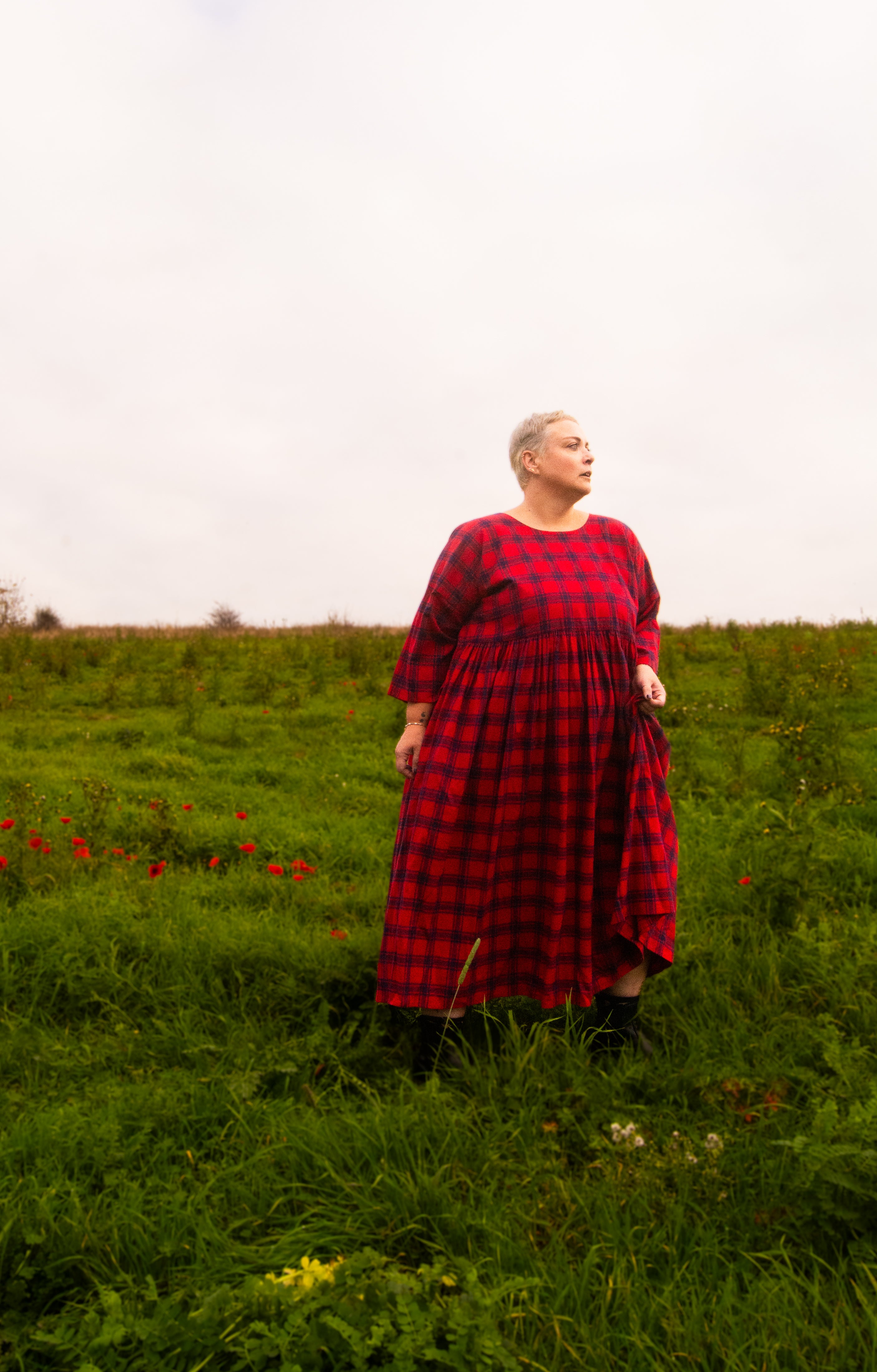 The Everything Dress in Red Check - House of Flint