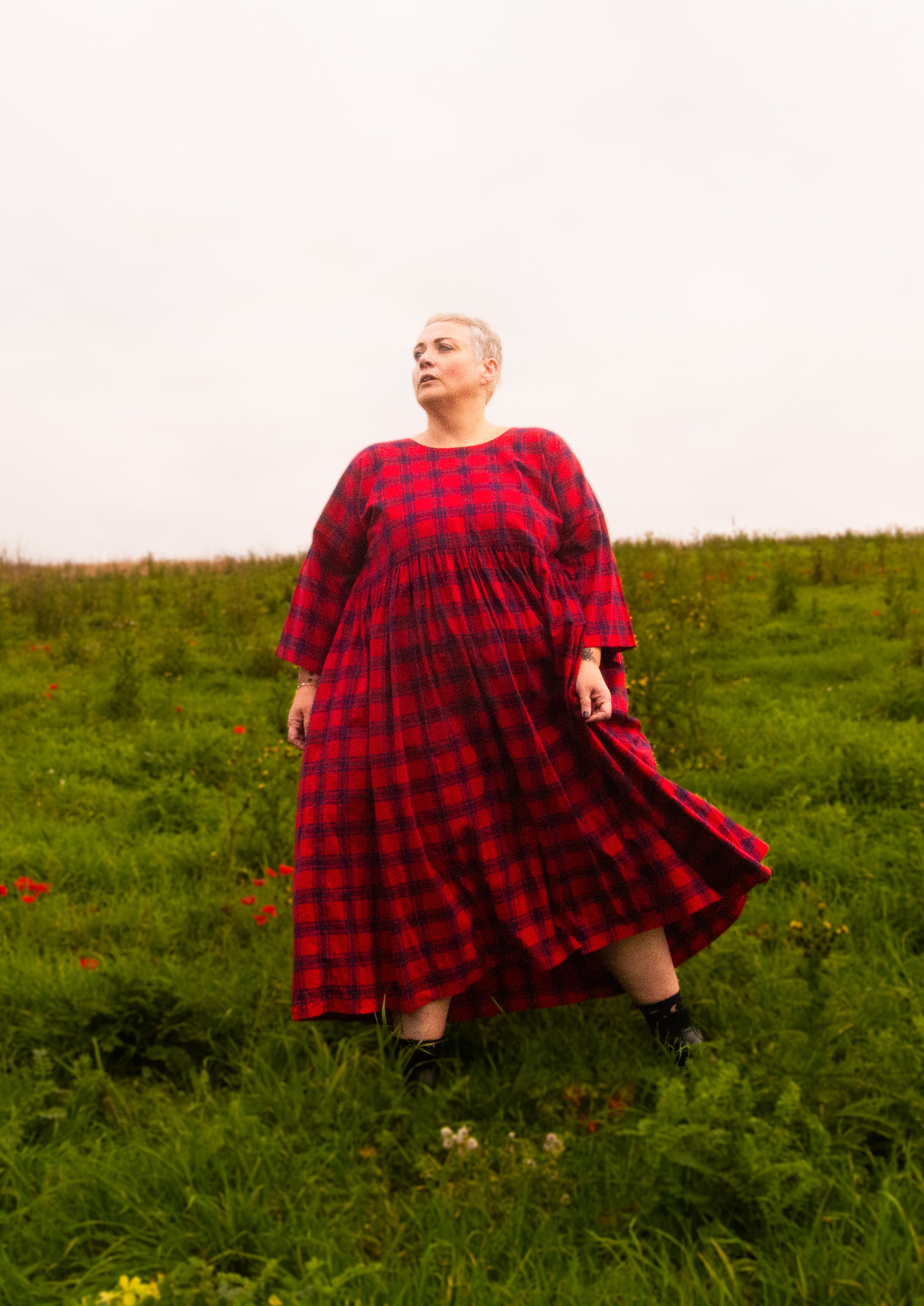 The Everything Dress in Red Check - House of Flint