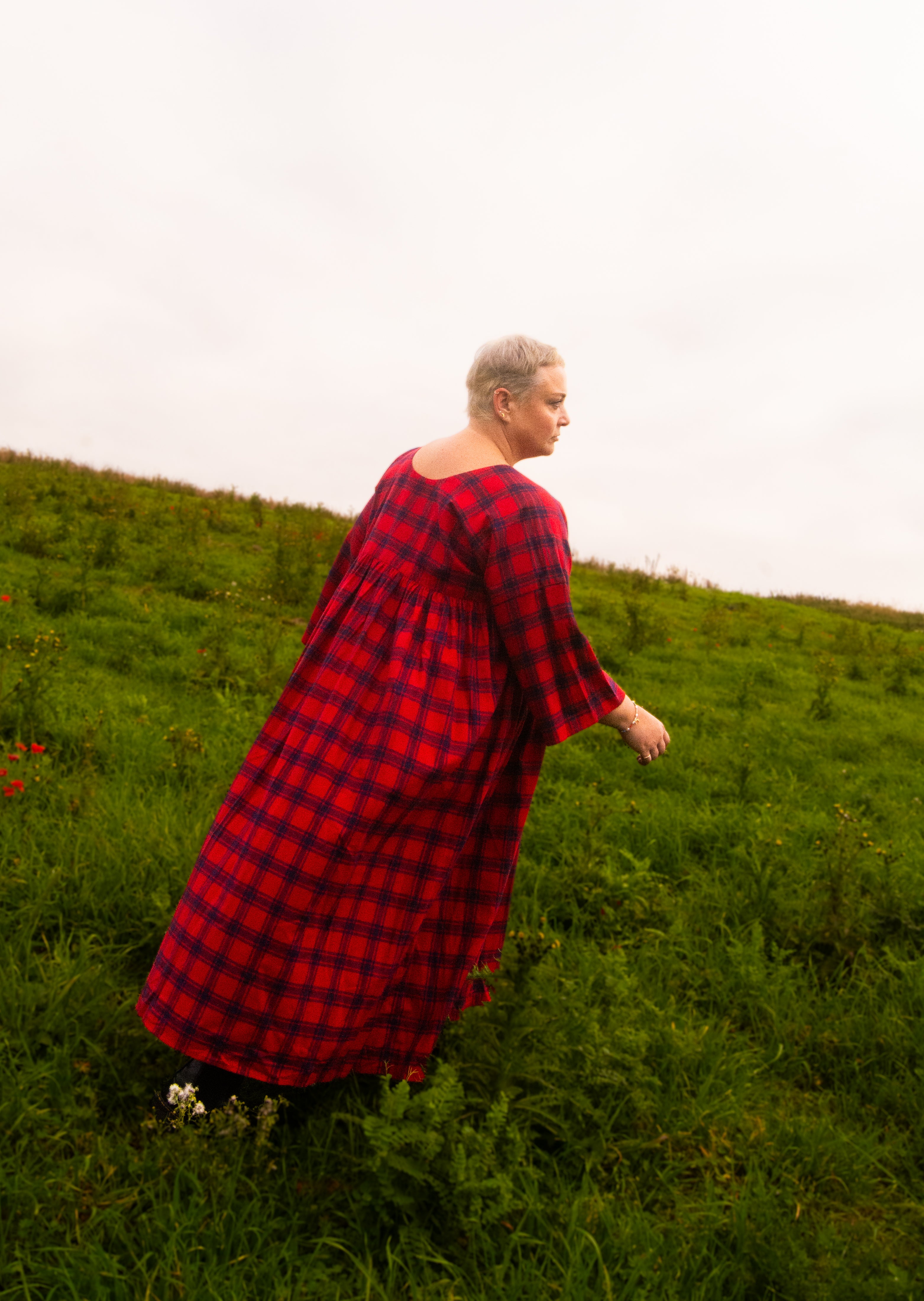 The Everything Dress in Red Check - House of Flint