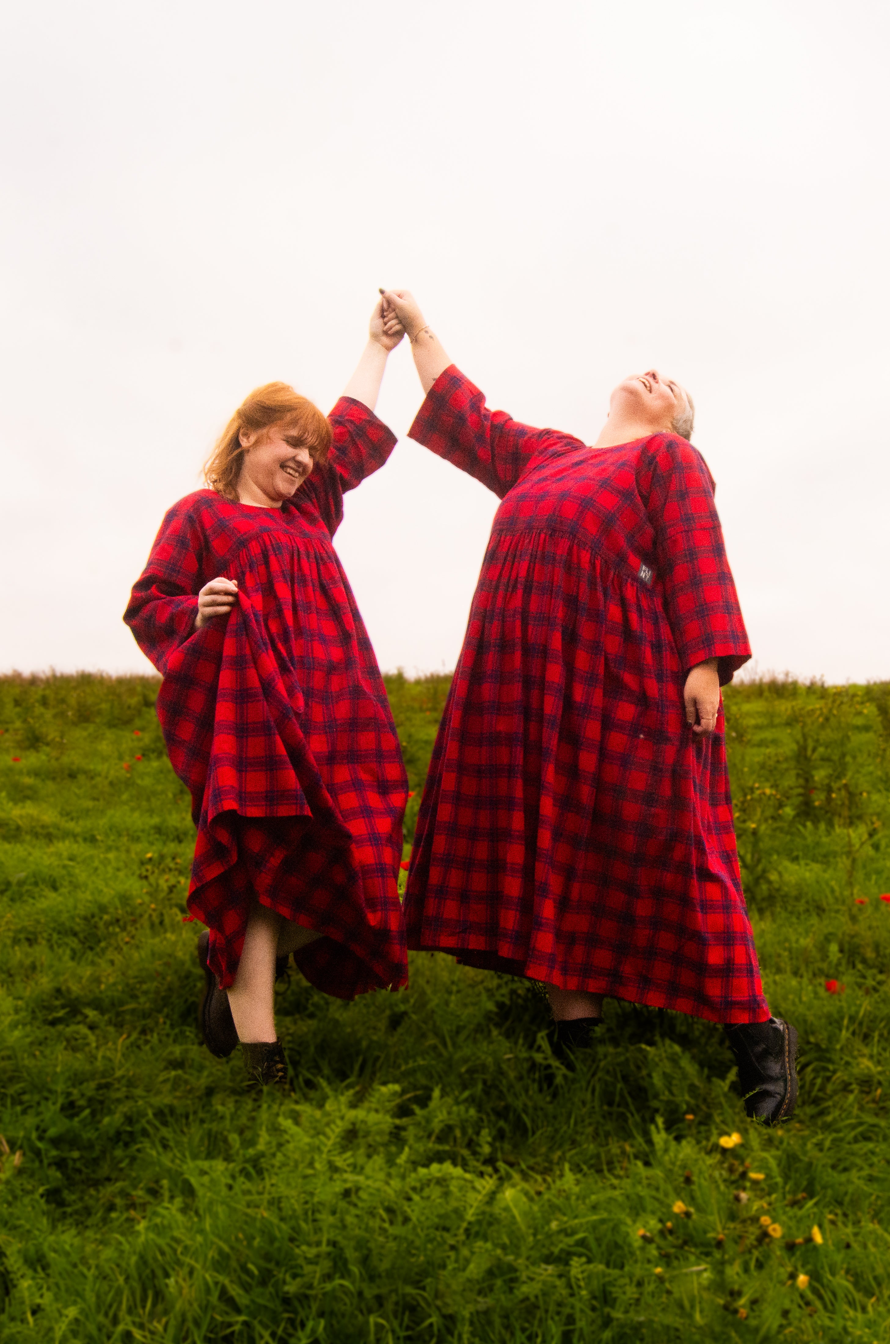 The Everything Dress in Red Check - House of Flint
