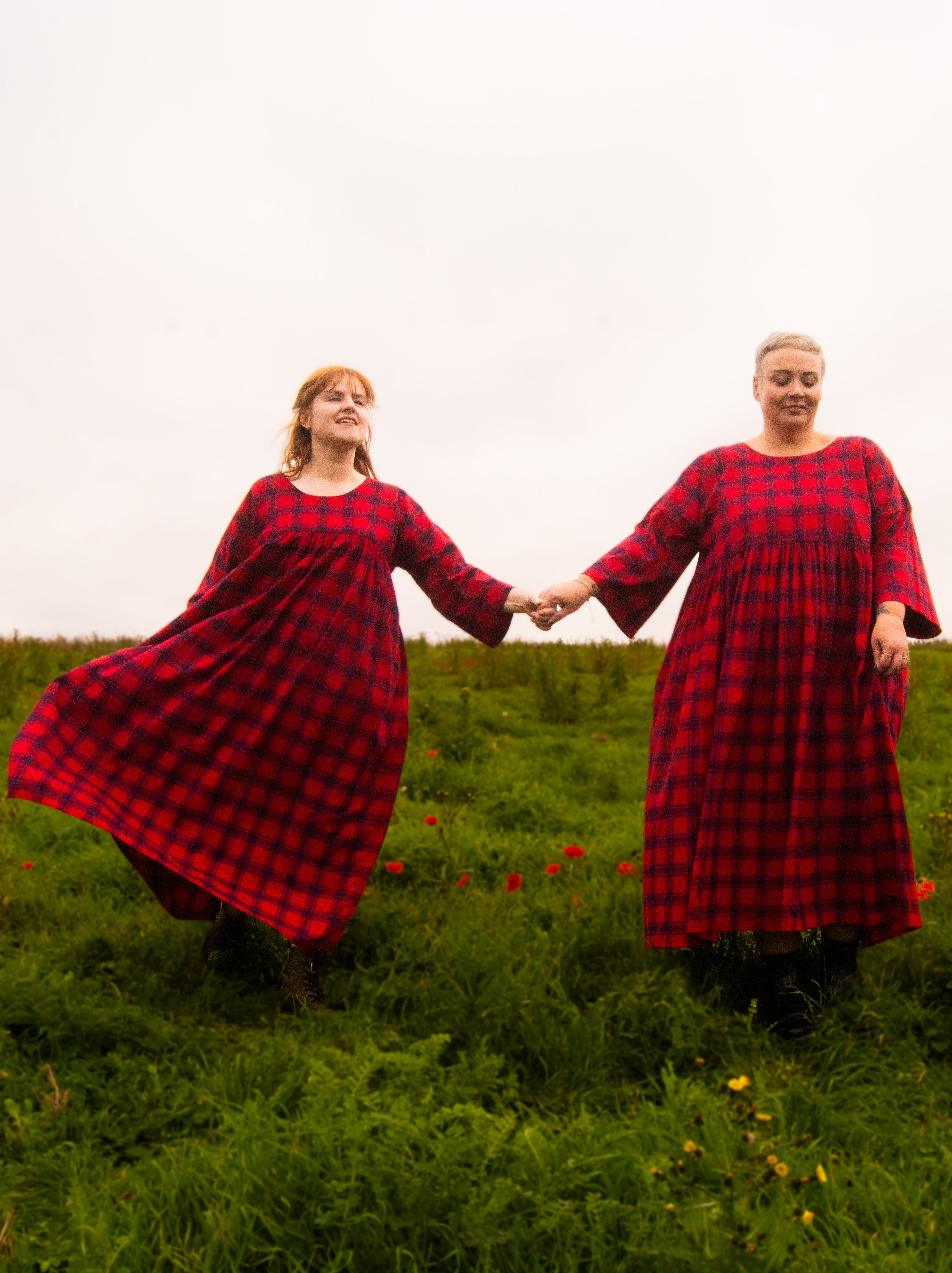 The Everything Dress in Red Check - House of Flint