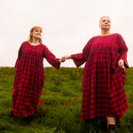 The Everything Dress in Red Check - House of Flint