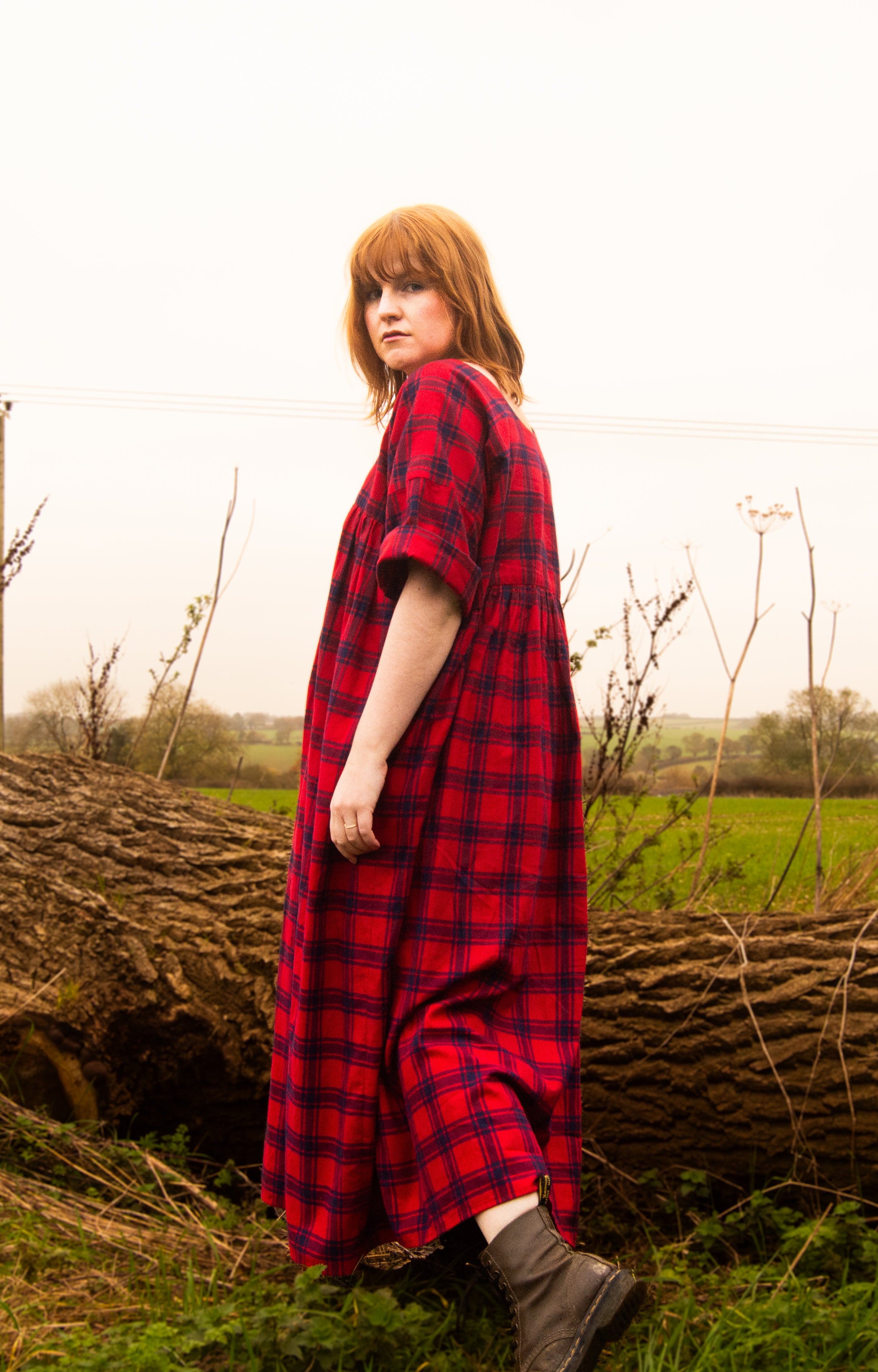 The Everything Dress in Red Check - House of Flint