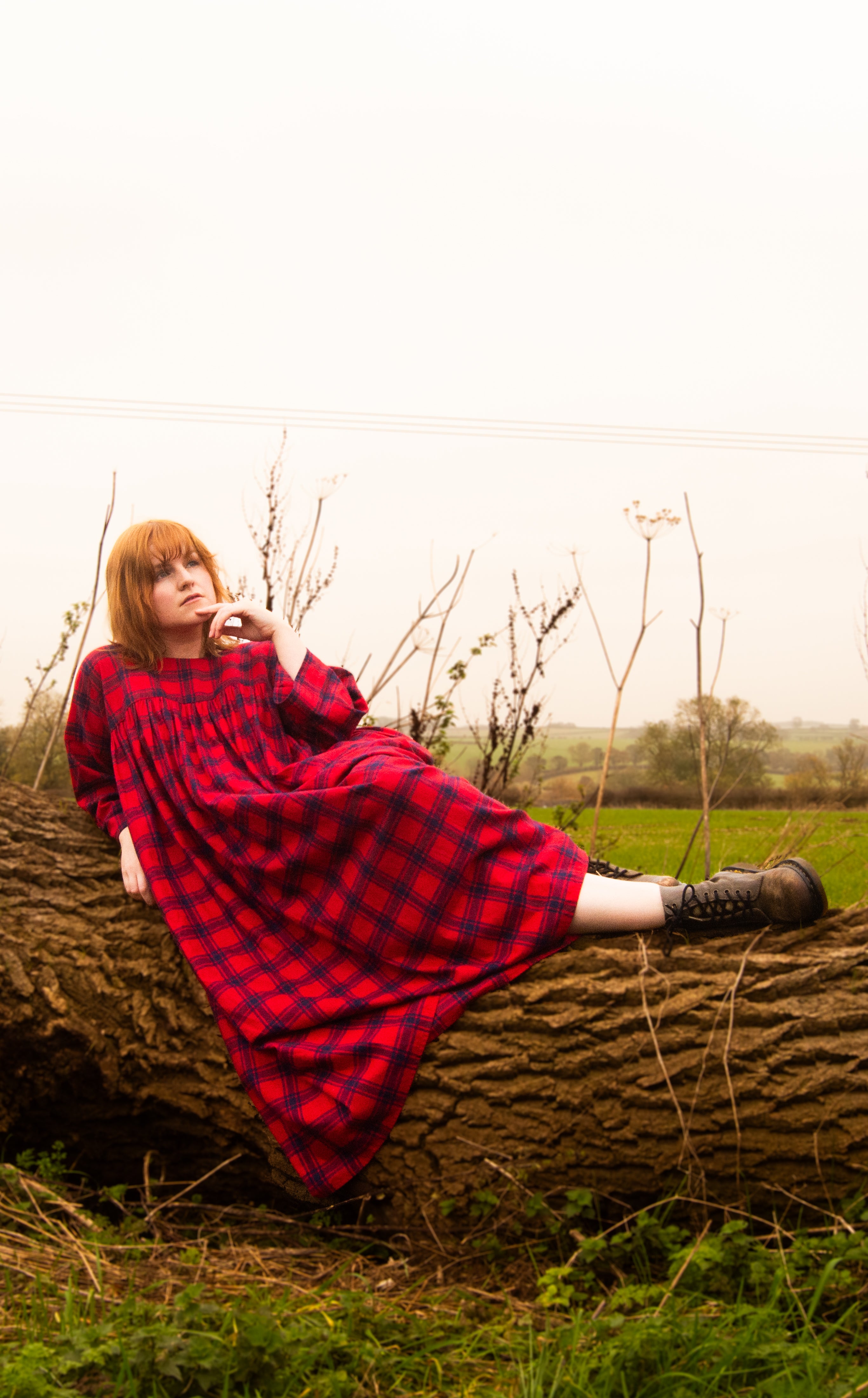 The Everything Dress in Red Check - House of Flint