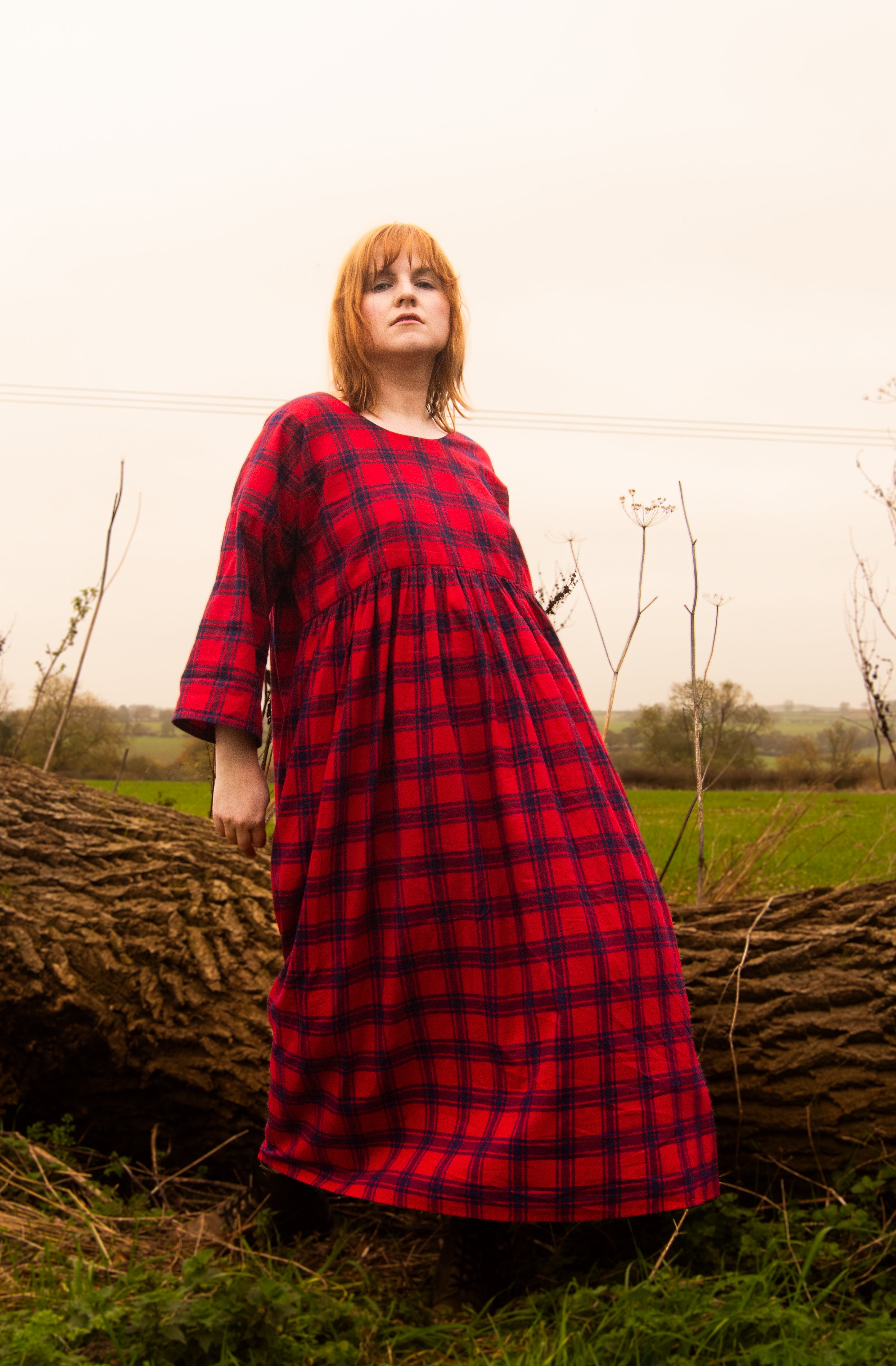 The Everything Dress in Red Check - House of Flint
