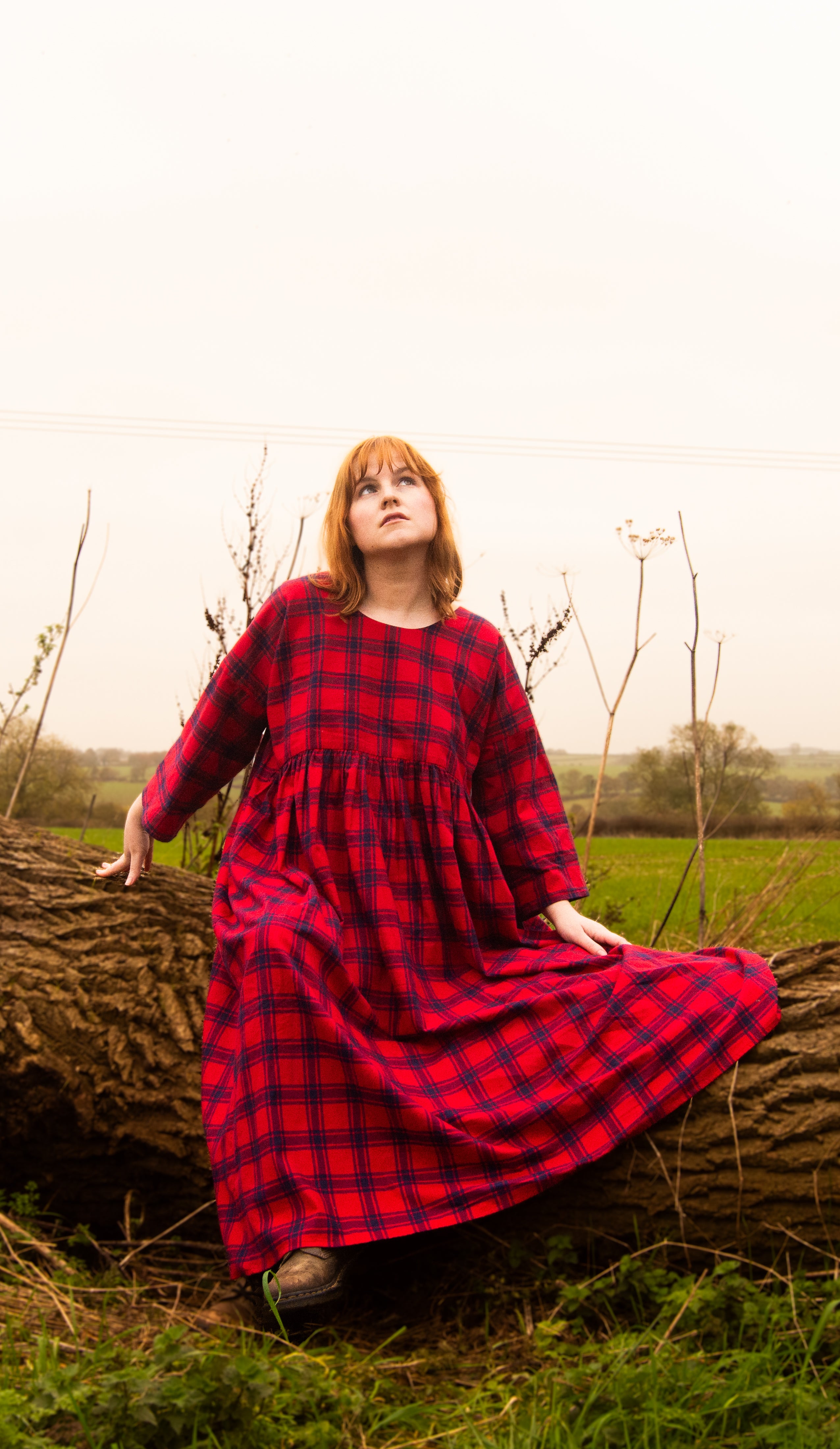 The Everything Dress in Red Check - House of Flint