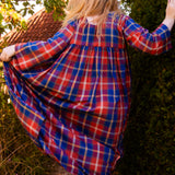 The Everything Dress in Terracotta Check