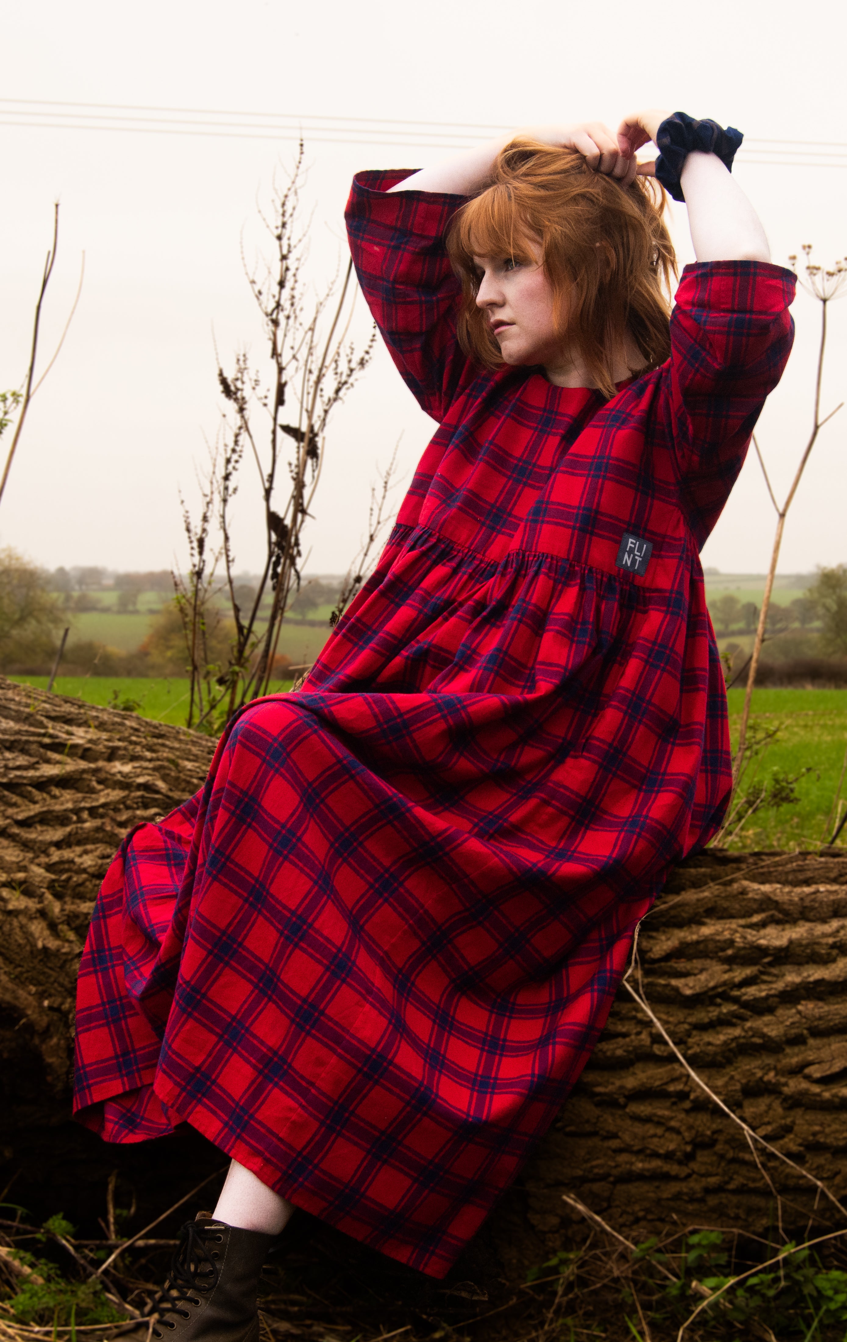 The Everything Dress in Red Check - House of Flint