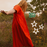 The Doddle Dress in Aperol