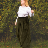 The Margo Trousers in Olive corduroy - House of Flint